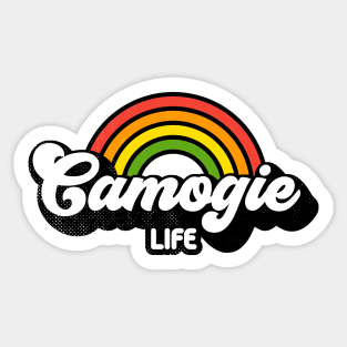 Groovy Rainbow Camogie Life Sticker